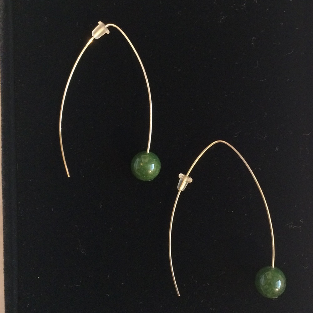 Jade Earrings - image 1